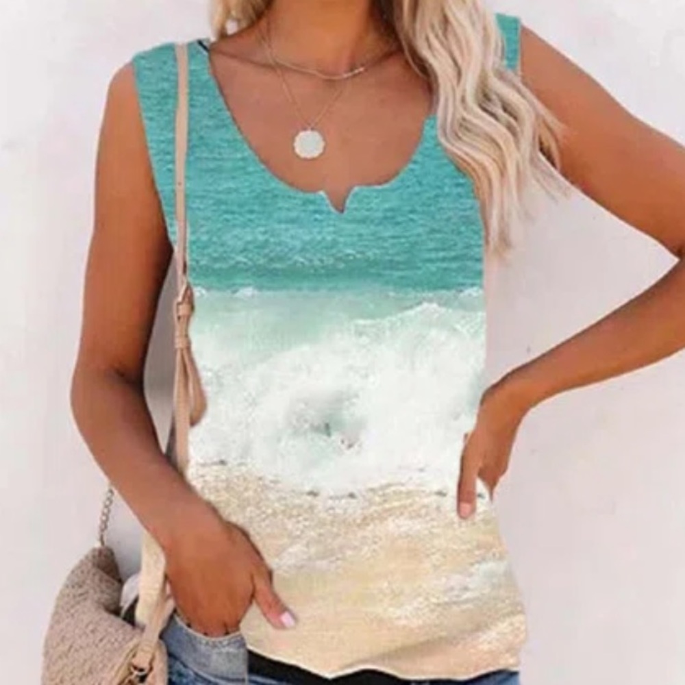 🆕Vneck Sleeveless Top 2XL